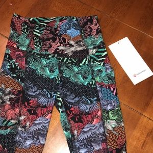 Colorful Lululemon size 2 leggings